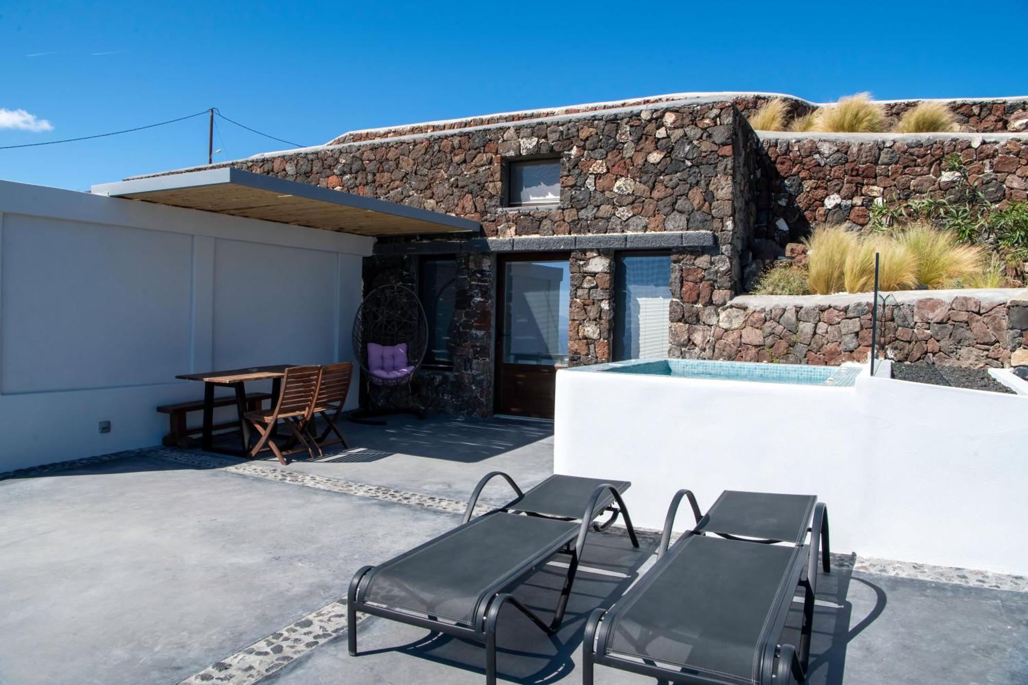 Luxe Efis Home Sea View 4 Villas & 4 Prive Jacuzzi Imerovigli  Exterior photo